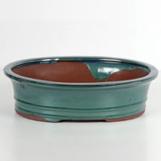 Vaso Cermica Bonsai - Oval -  31,5 x 26 x A.9cm